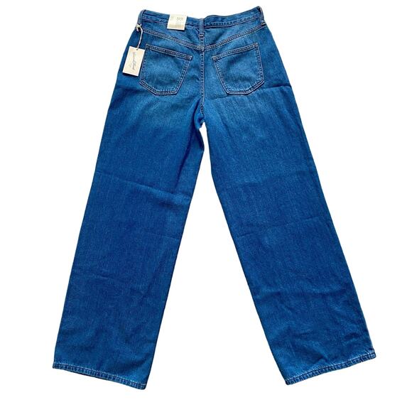 Universal Thread Relaxed Wide Leg Medium Wash Jeans 6/28R NWT Casual Comfort - Picture 2 of 12